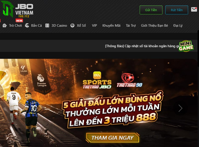 Mo ta ve sanh The Thao 90 Jbo