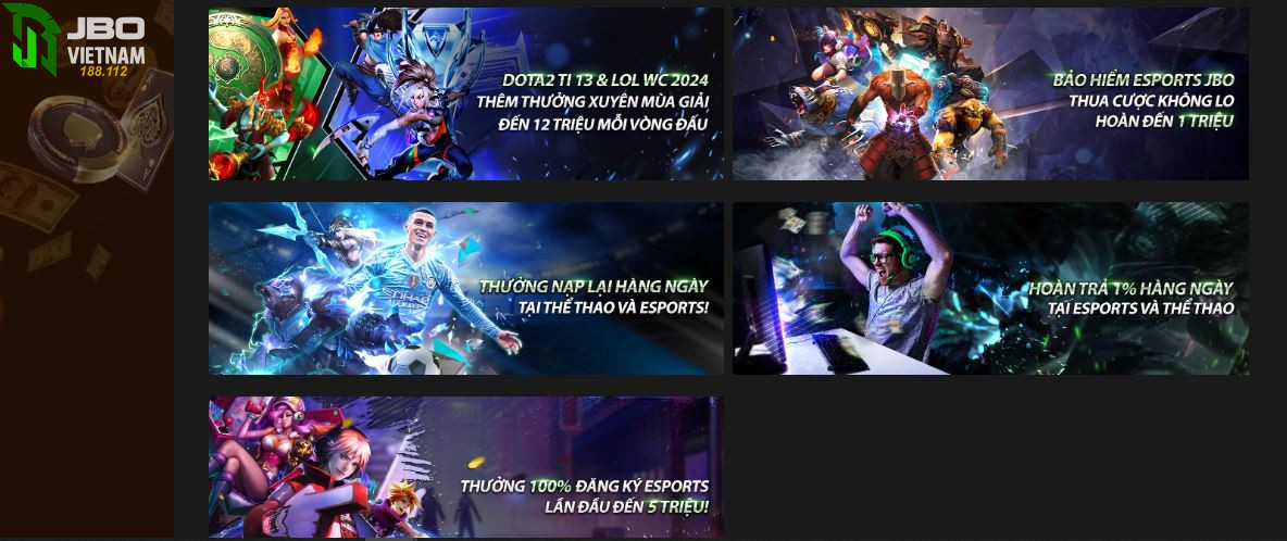 Loi ich khi tham gia sanh Esports TF Jbo